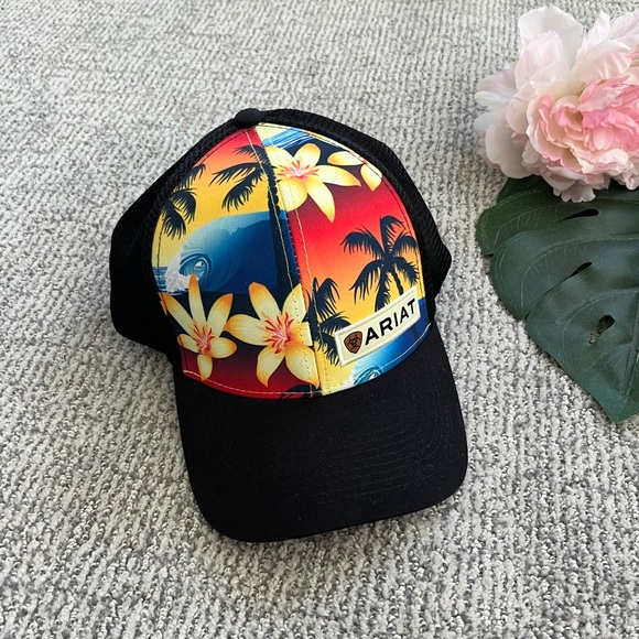 Ariat Accessories - Ariat Tropical Print Baseball Cap